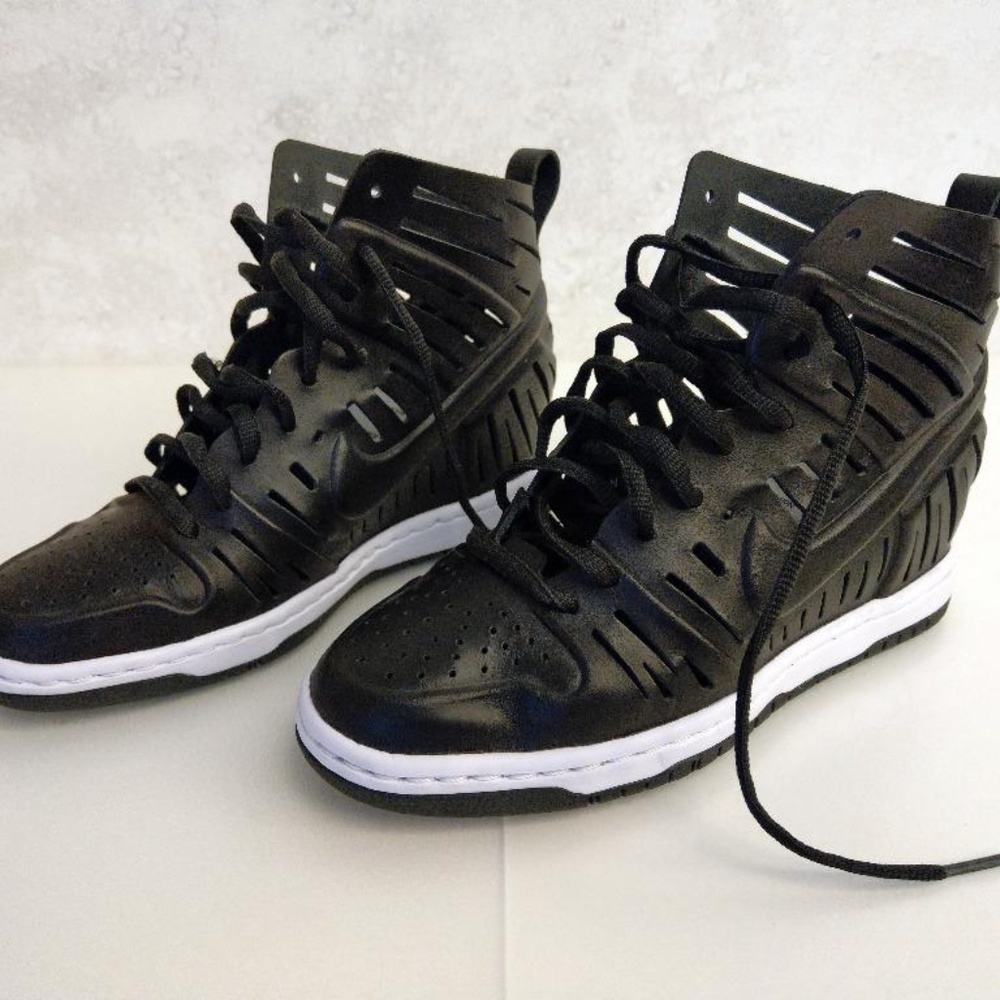 Nike Leather Joli Sky Hi High Wedge Dunk 2.0